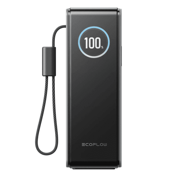 EcoFlow Rapid 25k mit einziehbarem Kabel Powerbank mit 25.000mAh Kapazität