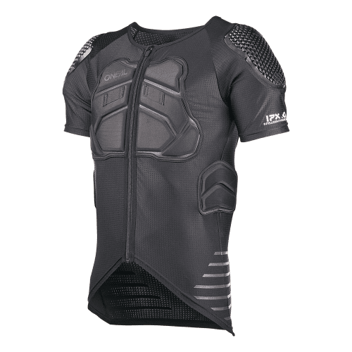 O'NEAL STV Short Sleeve Protector Shirt Black – Kurzarm-Protektorenshirt mit IPX