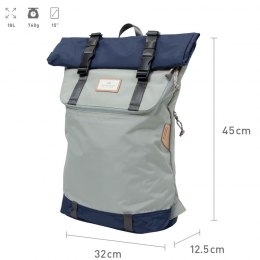 Doughnut Christopher Jungle Series Rucksack light grey x navy