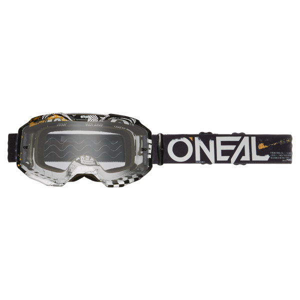 O'NEAL B-10 Goggle ATTACK black/white - clear