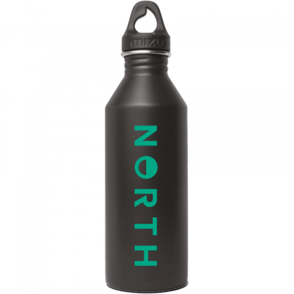 North Mizu M8 Water Bottle Black