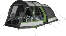 High Peak Bozen 6.0 Tunnelzelt, 6-Personen, 525x360cm, grau/grün