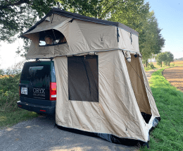 Dachzelt Oryx Overland beige 320 x140 x130 cm inklusive Vorzelt