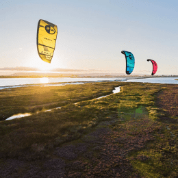 North Orbit High Performance Big Air Freeride Kite 2024 Sunset Yellow