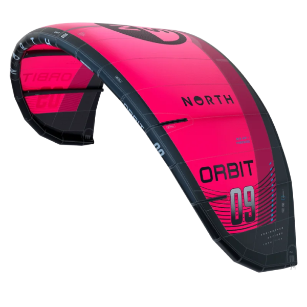 North Orbit Kite 2025 Big Air Freeride Rubine Red, 7 m Test