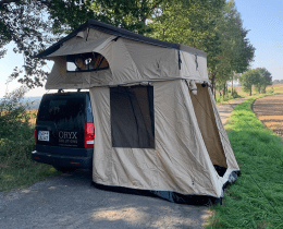 Dachzelt Oryx Overland beige 320 x140 x130 cm inklusive Vorzelt