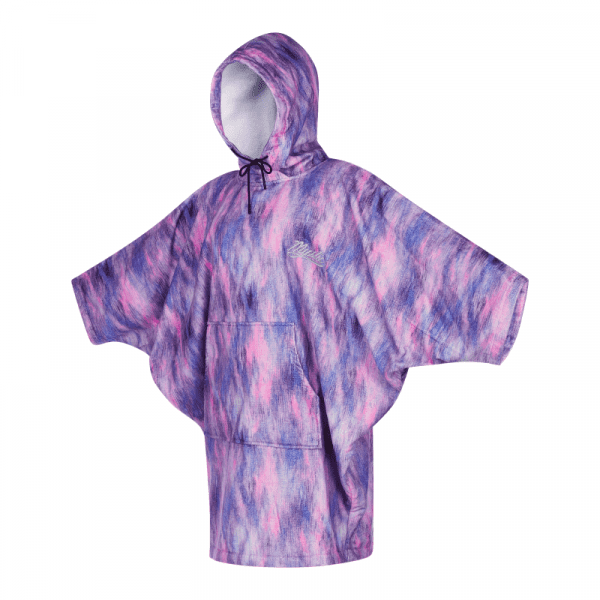 Mystic Poncho Women Black/Purple One Size