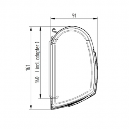 THULE Omnistor 5200 Markise Mystic grau 260 cm Gehäuse anthrazit