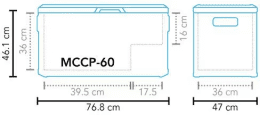 Mestic Kompressorkühlbox Mestic MCCP-60