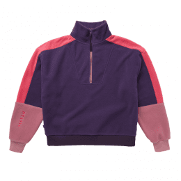 Mystic The Heat Zip Up Sweat Deep Purple