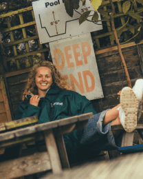 dryrobe Advance Poncho Long Sleeve Dark Green Nimbus