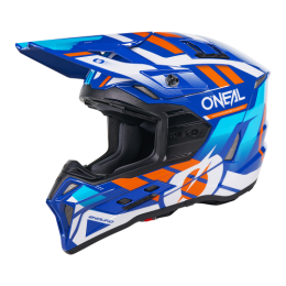 O'Neal EX-SRS Motocross Helm DUST blue/orange