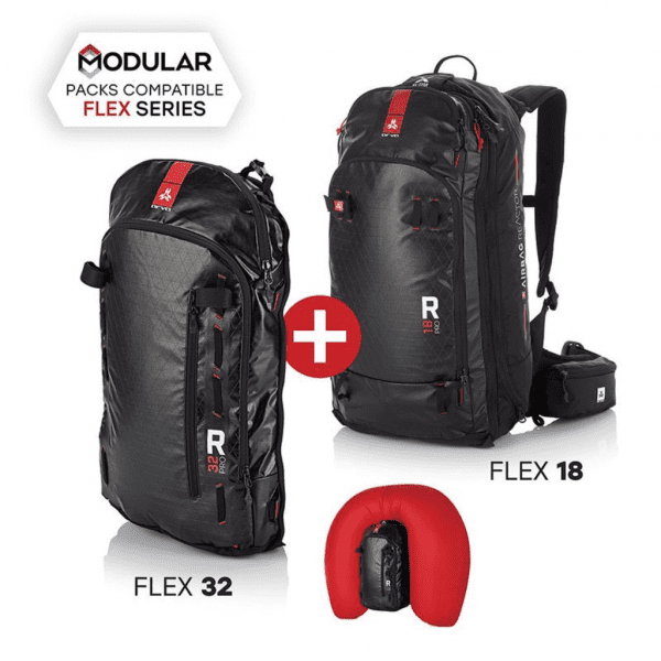 Arva Airbag Reactor Flex Pro Paket 18+32 Black Lawinenrucksack