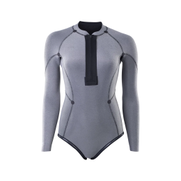 ION Wetsuit Amaze Amp Hot Shorty 2.0 LS Front Zip women
