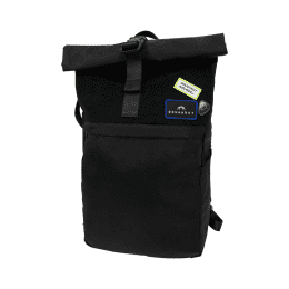 Doughnut Jetpack Doughnut Airlines Series Rolltop Backpack – black