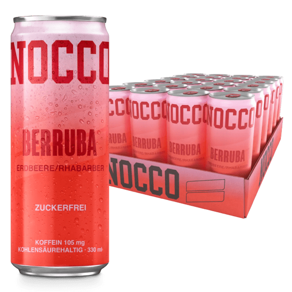 NOCCO Berruba Energydrink 24 x 330 ml Dose (Pfandartikel)