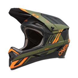 O'NEAL BACKFLIP Downhill- & Freeride-Helm STRIKE black/orange/olive