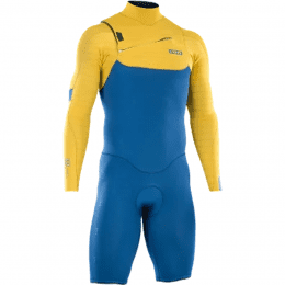 ION Wetsuit Seek Core 3/2 Shorty LS Front Zip men faint-blue