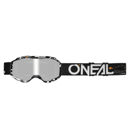 O'NEAL B-10 Youth Goggle ATTACK black/white - silver mirror