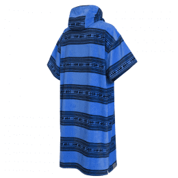 Mystic Poncho Velour Global Blue One Size