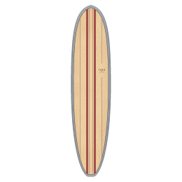 Surfboard TORQ Epoxy TET 8.2 V+ Funboard Wood