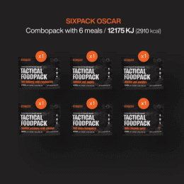 Tactical Foodpack Outdoornahrung Sixpack Oscar 640 g