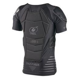 O'NEAL STV Short Sleeve Protector Shirt Black – Kurzarm-Protektorenshirt mit IPX