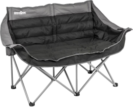 Brunner Action Repose Faltsofa, schwarz