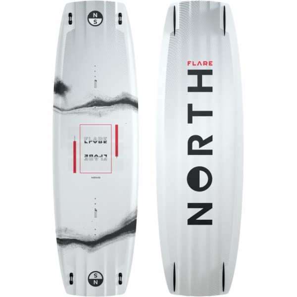 North FLARE Kiteboard Wakestyle / Park 2024 weiss