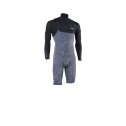 ION Wetsuit Seek Core 3/2 Shorty LS Front Zip men