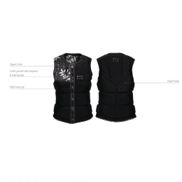 Mystic Dazzled Impact Vest Fzip Wakeboardweste Women Black