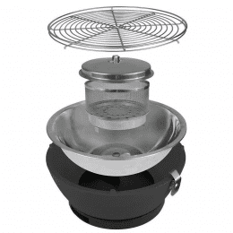 Feuerdesign Tischgrill Vesuvio blau