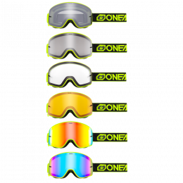 O'NEAL B-50 Goggle FORCE Schwarz/Neon gelb verspiegelt