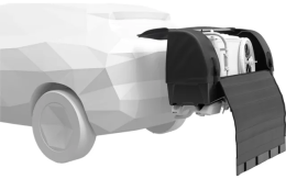 Thule Heckbox Onto 2 für Thule EasyFold 3 Volumen 300