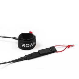 ROAM Surfboard Leash Extra Strong 8.0 7mm Schwarz