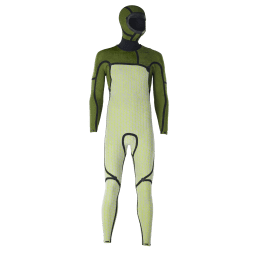 ION Neoprenanzug Seek Select 5.5/4.5 Front Zip Hood Herren