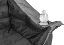 Brunner Action Repose Faltsofa, schwarz