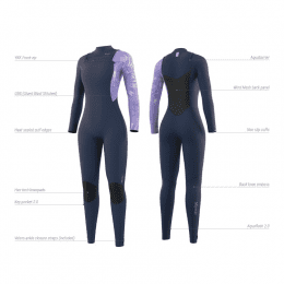 Mystic Jayde 2023 Fullsuit 3/2 Double Fzip Women Navy