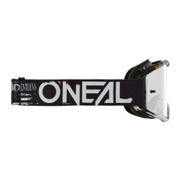 O'NEAL B-10 Goggle ATTACK black/white - silver mirror