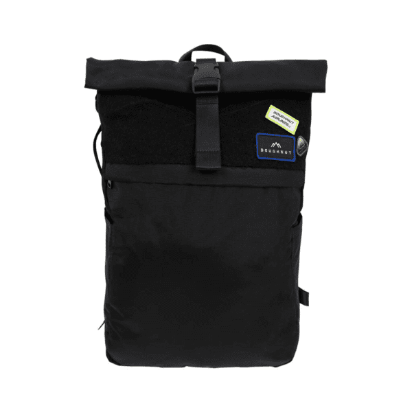 Doughnut Jetpack Doughnut Airlines Series Rolltop Backpack – black