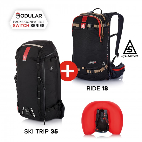 ARVA Airbag Switch Adventure Bundle 18 + ST35 - modulares Reactor Lawinenairbag-System
