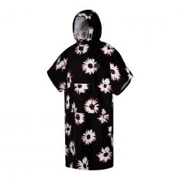 Mystic Poncho Velour Black/White One Size