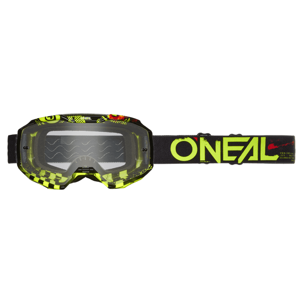 O´NEAL O´NEAL B-10 Goggle ATTACK black/neon yellow - clear