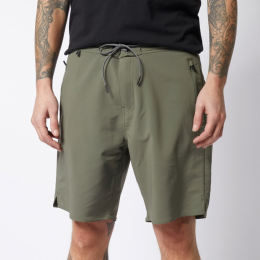 Mystic Trail Hybrid Boardshort Moss